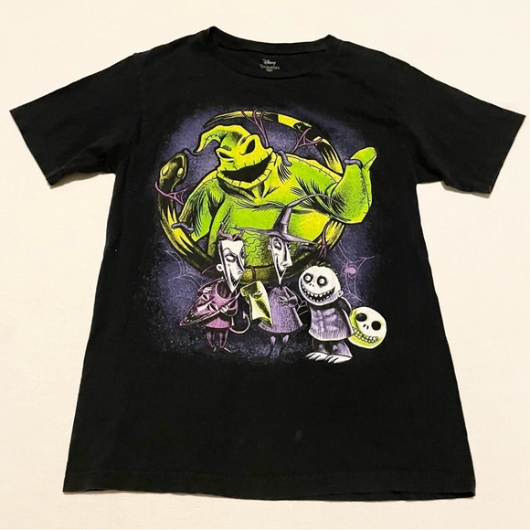 Disney Nightmare Before Christmas Oogie Boogie T-Shirt Lock Shock Barrel Medium - Picture 15 of 16